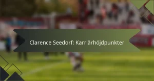 Clarence Seedorf: Karriärhöjdpunkter