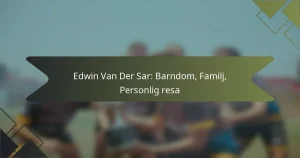 Edwin Van Der Sar: Barndom, Familj, Personlig resa